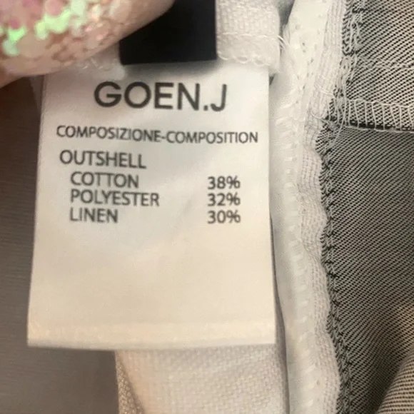 “GOEN.J” Striped Off the Shoulder Ruffle Top